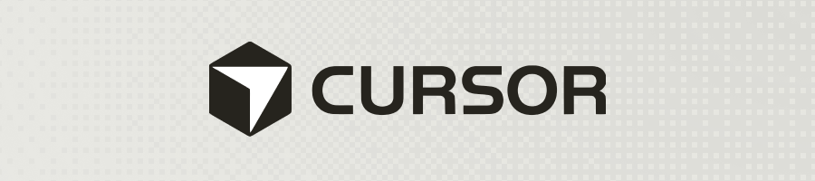 Cursor logo banner for agentic AI coding tools